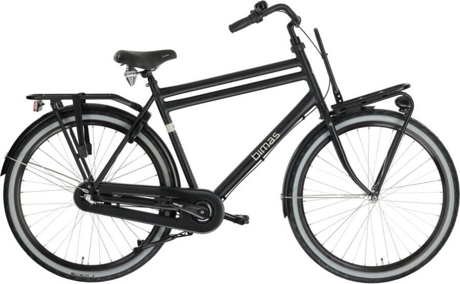 Bimas Transporter 3.0 28 Inch 57 cm Heren 3V Terugtraprem Matzwart