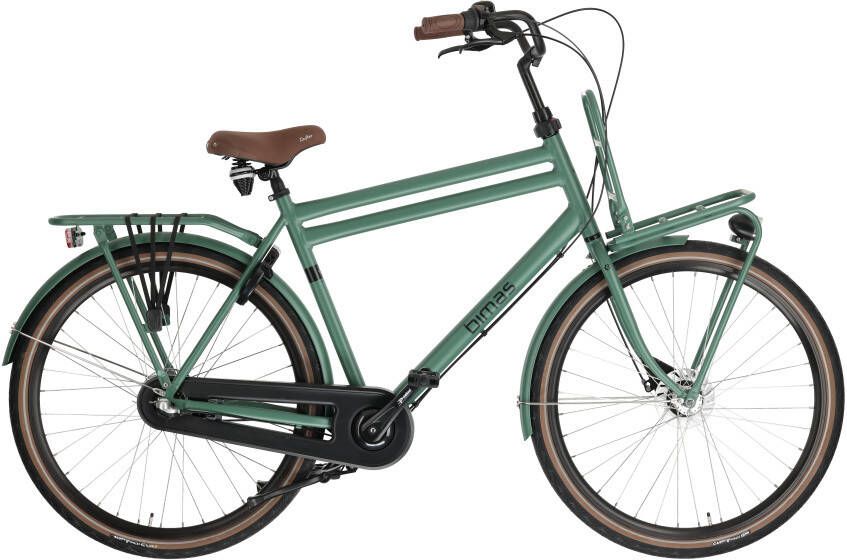 Bimas Transporter 3.3 28 Inch 57 cm Heren 3V Rollerbrake Matgroen