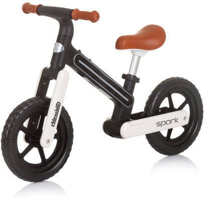 Chipolino Spark Loopfiets met Lichteffect 12 Inch Junior Zwart