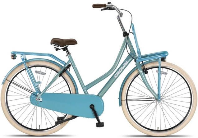 Crown Holland 28 Inch 53 cm Dames Terugtraprem Lichtblauw
