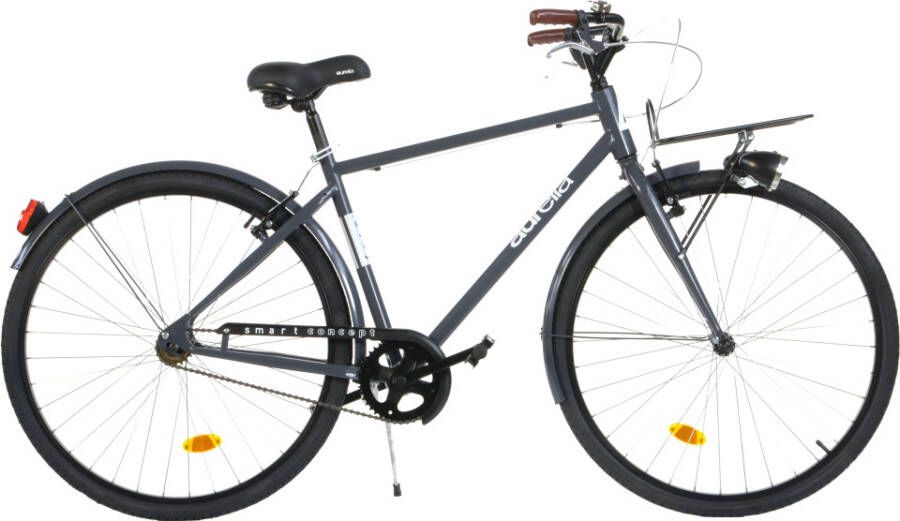 Dino Aurelia Herenfiets Transportfiets voor Heren 28 Inch 49 cm V-Brakes Donkergrijs