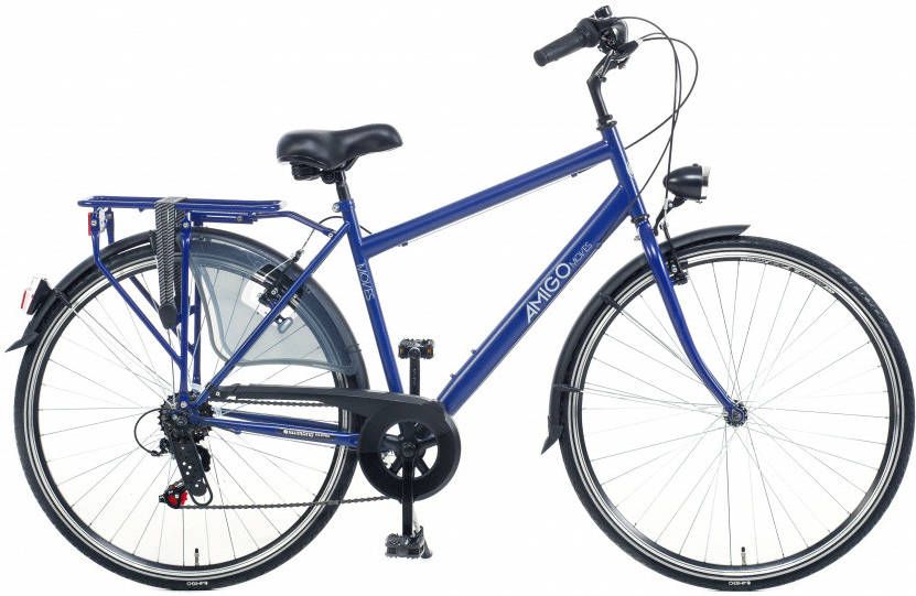 Amigo Moves 28 Inch 50 Cm Heren 6v V brakes Matblauw