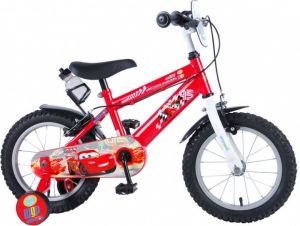 Volare Disney Cars Kinderfiets Jongens 14 inch Rood 2 handremmen