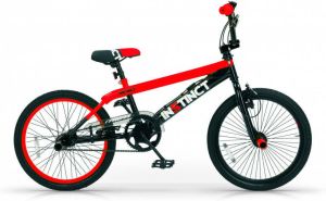 Mbm Instinct s1 20 Inch 49 Cm Jongens V brakes Zwart rood