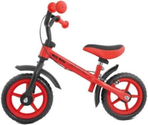 Milly Mally Loopfiets Dragon 10 Inch Junior Knijprem Rood