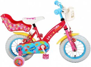 Volare Peppa Pig Kinderfiets Meisjes 12 inch Roze Twee handremmen