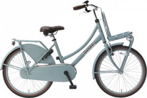 Popal Daily Dutch Basic 22 Inch 36 Cm Meisjes Terugtraprem Matblauw