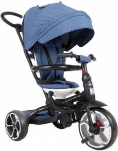 Qplay Prime 4 in 1 Driewieler s1 Junior Blauw zwart