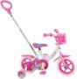 Volare Disney Princess 10 Inch 18 Cm Meisjes Doortrapper Wit roze - Thumbnail 1