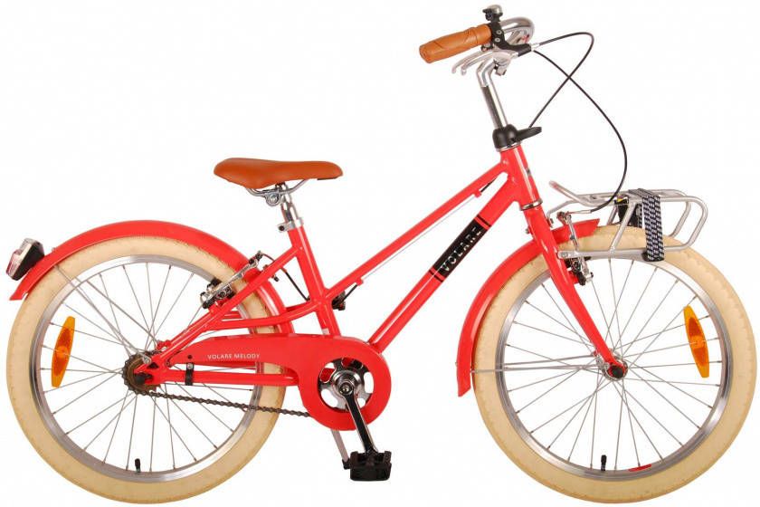 Volare Melody 20 Inch 30 Cm Meisjes V brakes Rood