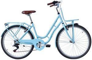 Wings Retro 24 Inch 38 Cm Meisjes 6v V brakes Lichtblauw