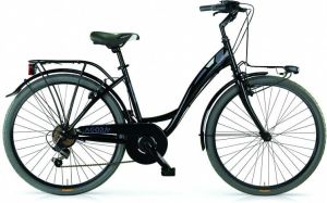 MBM Agora 26 Inch 43 cm Dames 6V V Brakes Zwart