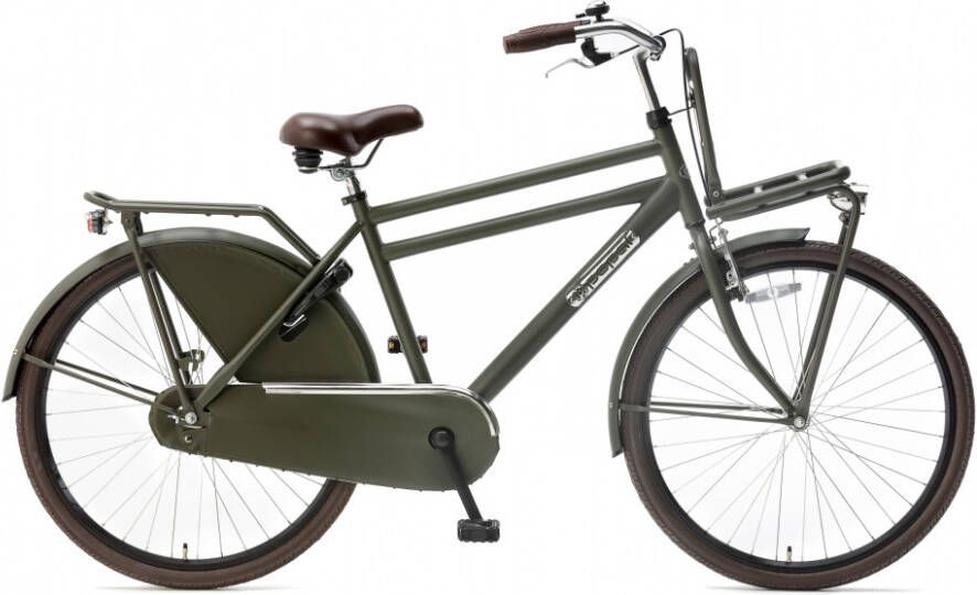 Popal Daily Dutch Basic Jongensfiets Transportfiets voor Jongens 26 Inch 46 cm Legergroen