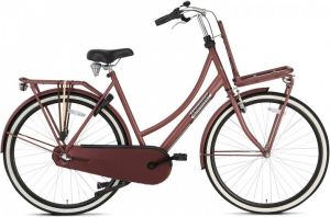 Popal Daily Dutch Basic+ 28 Inch 50 cm Dames 3V Terugtraprem Rood