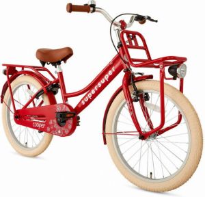 Supersuper Cooper 20 Inch 31 75 cm Meisjes Terugtraprem Rood
