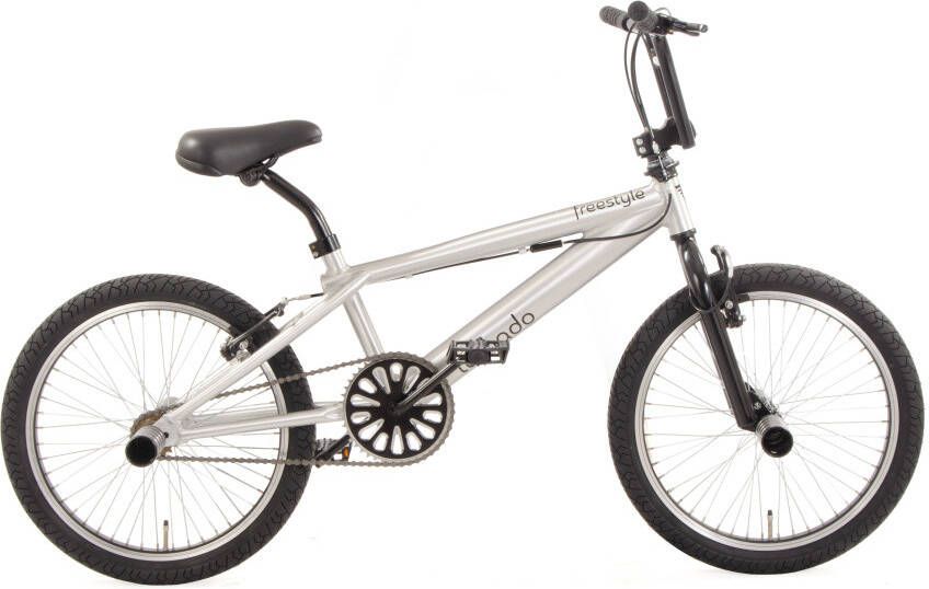 Tornado Freestyle 20 Inch 30 cm Jongens V Brakes Zilver