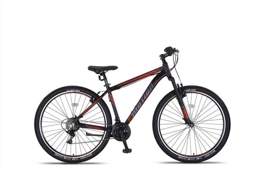 Umit 4 Motion MTB 27.5 Inch 47 cm Unisex 21V V Brakes Zwart Rood