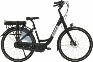 Vogue Elektrische fiets Infinity MDS Dames 53 cm Mat zwart 468 Wh Mat zwart