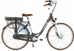 Vogue Elektrische fiets Premium Dames 48 cm Bruin 468 Wh Bruin