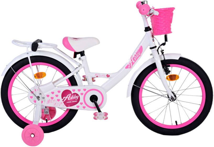 Volare Ashley 18 Inch 25 cm Meisjes Terugtraprem Wit Roze - Foto 3