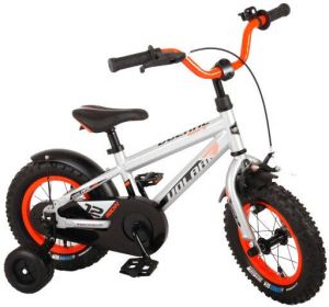 Volare Rocky Kinderfiets Jongens 12 inch Zilver 95% afgemonteerd Prime Collection