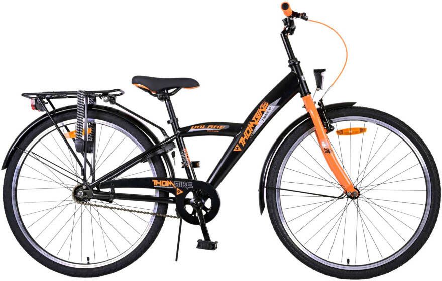 Volare Thombike 26 Inch 33 cm Jongens Terugtraprem Zwart Oranje