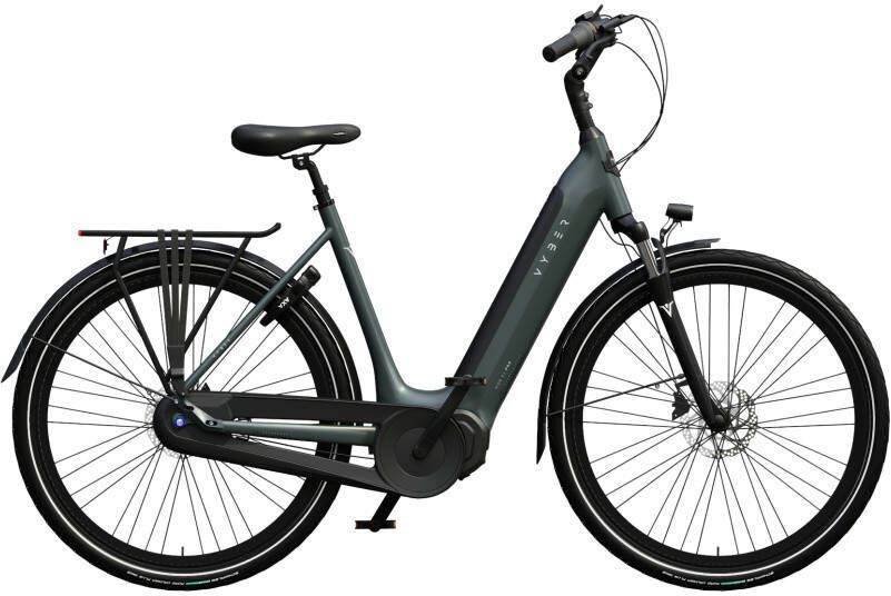Vyber Ride E1 Pro 603Wh 28 Inch 53 cm Dames 7V Hydraulische schijfrem Donkergroen