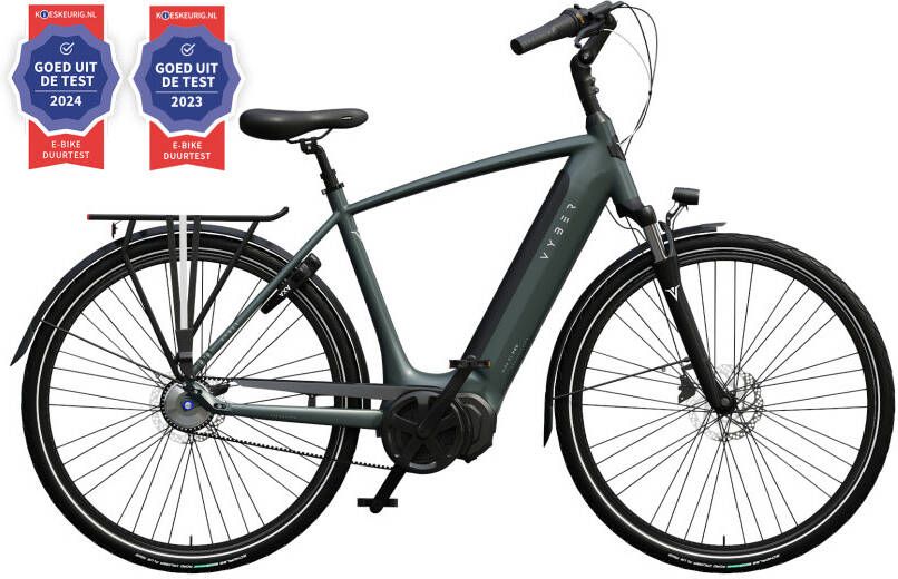 Vyber Ride E1 Pro Belt 522Wh 28 Inch 61 cm Heren 7V Hydraulische schijfrem Donkergroen