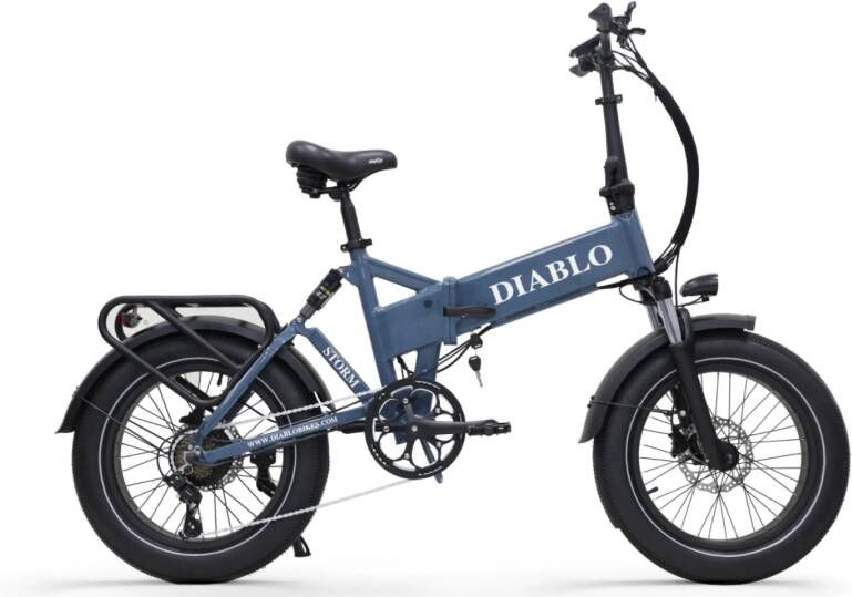 Diablo Storm Elektrische fatbike 540Wh Donker blauw - Foto 2