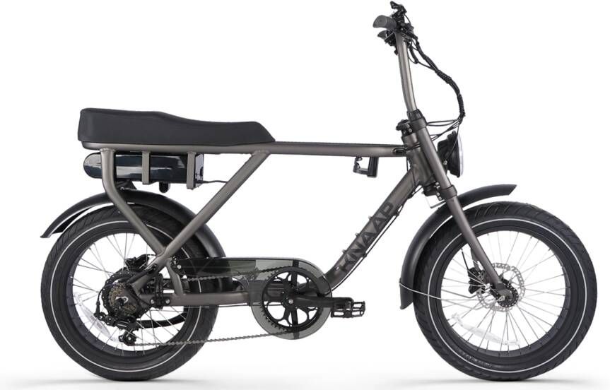 Knaap AMS Fatbike Elektrische fatbike 735Wh Grijs