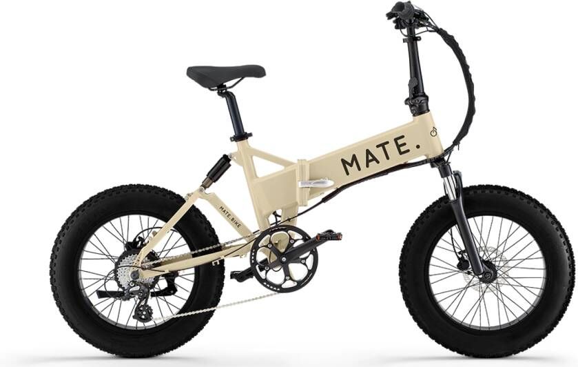 Mate X 250W Desert Storm E-Fatbike 120km range Hydraulische rem Opvouwbaar Kleur display