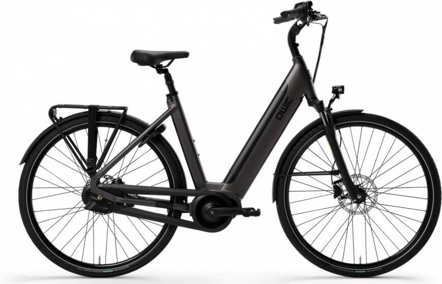 Qwic Elektrische stadsfiets Premium I AUTO framemaat M Zwart... Zwart