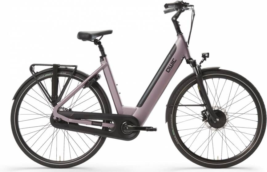 Qwic Elektrische stadsfiets Premium i-MN7.2 framemaat M Roze... Roze