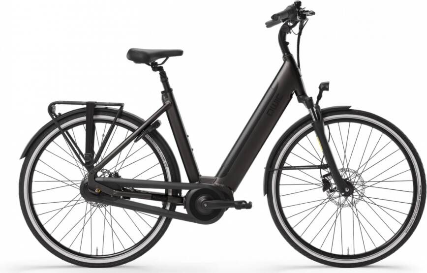 Qwic Elektrische stadsfiets Premium i-MN7+ framemaat L Zwart... Zwart