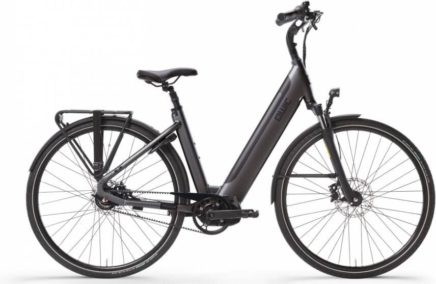 Qwic Elektrische stadsfiets Premium i-MN7+ Belt framemaat XL... Zwart