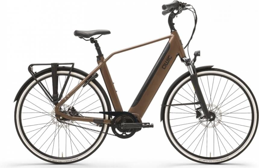 Qwic Elektrische stadsfiets Premium i-MN7+ Belt framemaat XL... Bruin