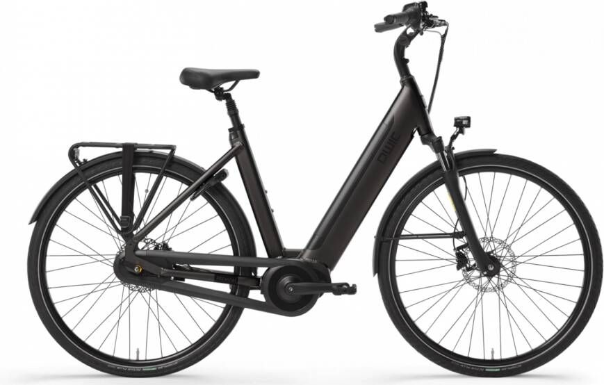 Qwic Elektrische stadsfiets Premium i-MN7.2 framemaat XL... Zwart