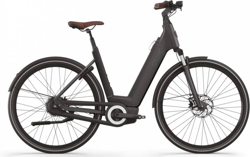 Qwic Elektrische stadsfiets Premium Q MN8 framemaat XL Mat... Mat zwart