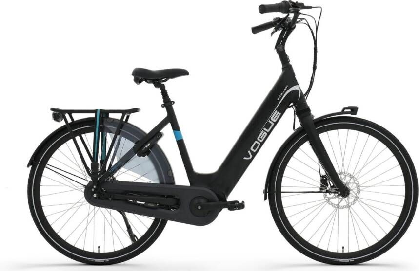 Vogue Elektrische stadsfiets Excellent 8sp Uni 49 cm Mat zwart 522 Wh Mat zwart