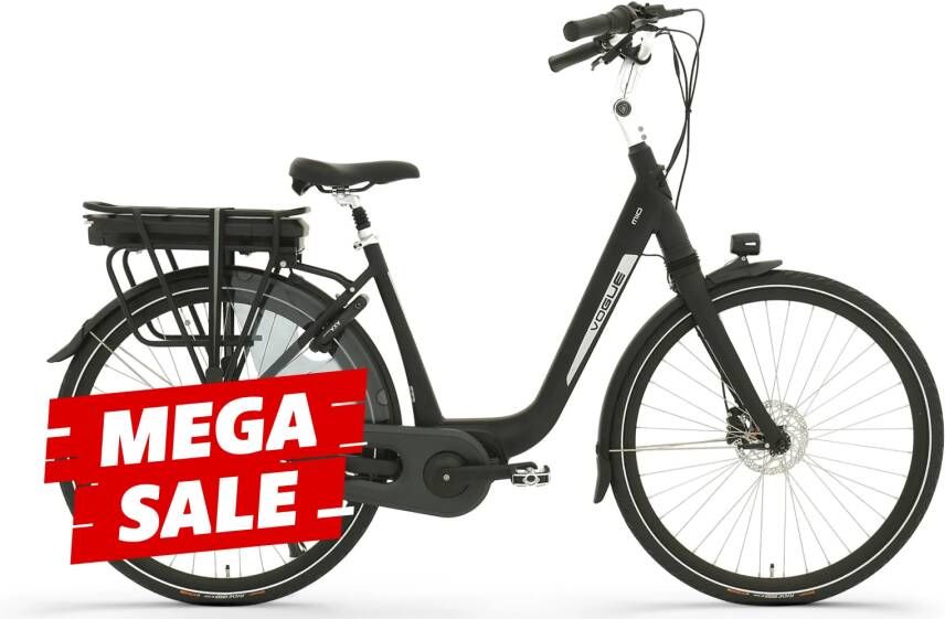 Vogue Elektrische stadsfiets Mio 51 cm 8sp Zwart 468 Wh Zwart