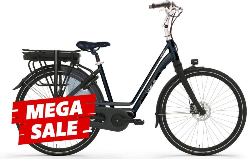 Vogue Elektrische stadsfiets zenda Dames 51 cm 8sp Zwart 468 Wh Zwart