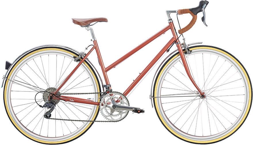 6KU Helen 16-Versnellingen Stadsfiets Rose Gold