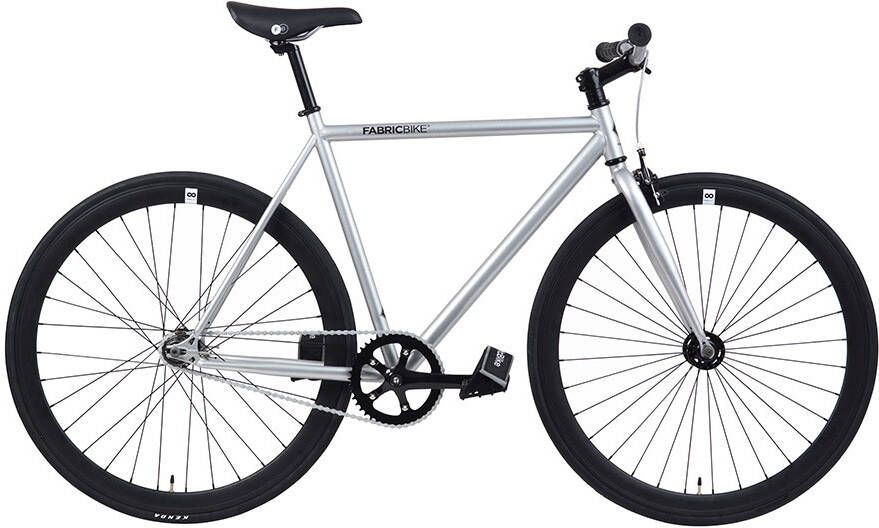 FabricBike Fixie Fiets Grijs & Mat Zwart