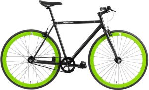 FabricBike Fixie Fiets Mat Zwart & Groen