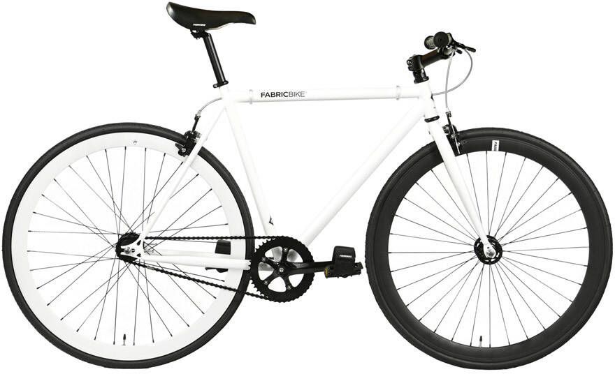 FabricBike Fixie Fiets White & Black 3.0