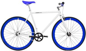FabricBike Fixie Fiets White & Blue