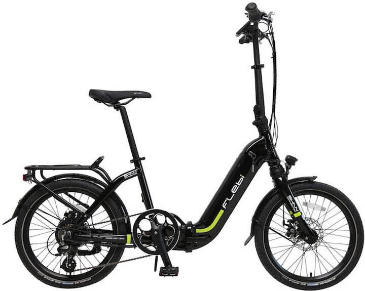 Flebi Swan + Elektrische Vouwfiets Black Lime