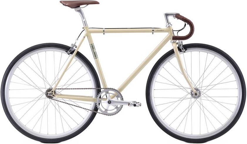 Fuji Bikes Feather Fixed gear Singlespeed fiets Ivory