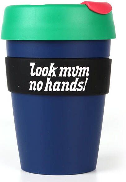 Look Mum No Hands! KeepCup Herbruikbare Koffiebeker 35cl Blauw