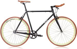 Quella Nero Cappuccino Fixie Fiets